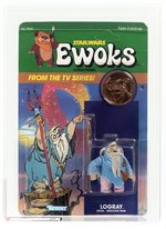 STAR WARS: EWOKS (1985) - LOGRAY AFA 70 EX+ (CLEAR BLISTER).