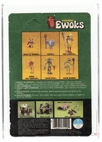 STAR WARS: EWOKS (1985) - LOGRAY AFA 70 EX+ (CLEAR BLISTER).