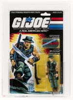 G.I. JOE (1989) - MUSKRAT SERIES 7/34 BACK AFA 80 NM.