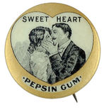 "SWEETHEART PEPSIN GUM" RARE 1900-1901 BTN.