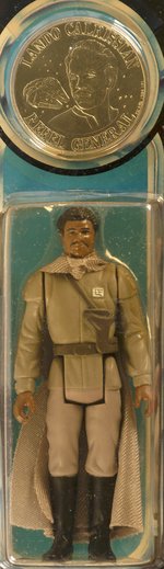 STAR WARS: THE POWER OF THE FORCE (1985) - LANDO CALRISSIAN (GENERAL PILOT) 92 BACK AFA 75+ Y-EX+/NM.