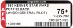 STAR WARS: THE POWER OF THE FORCE (1985) - LANDO CALRISSIAN (GENERAL PILOT) 92 BACK AFA 75+ Y-EX+/NM.