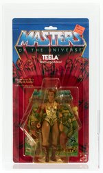 MASTERS OF THE UNIVERSE (1983) - TEELA SERIES 1/12 BACK AFA 80+ Y-NM.