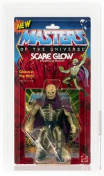 MASTERS OF THE UNIVERSE (1987) - SCARE GLOW SERIES 6 AFA 70 EX+ (GLOWING HALBERD).