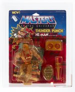 MASTERS OF THE UNIVERSE (1985) - THUNDER PUNCH HE-MAN SERIES 4 AFA 70 Y-EX+.