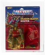 MASTERS OF THE UNIVERSE (1985) - DRAGON BLASTER SKELETOR SERIES 4/12 BACK AFA 75 Y-EX+/NM.