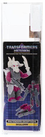 TRANSFORMERS (1988) SERIES 5 PRETENDER - SKULLGRIN AFA 70 EX+.