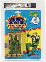 SUPER POWERS COLLECTION (1985) - GREEN ARROW SERIES 2/32 BACK AFA 80 Y-NM (KENNER CANADA).