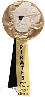 1960 PITTSBURGH PIRATES "NATIONAL LEAGUE CHAMPS" LARGE AND UNUSUAL BUTTON.