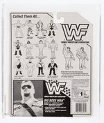 HASBRO WWF (1990) - BIG BOSS MAN SERIES 1/12 BACK AFA 70 EX+.