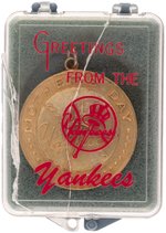 1967 NEW YORK YANKEES "MOTHER'S DAY" MEDALLION- MANTLE'S 500TH HOME RUN GAME.