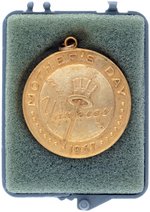 1967 NEW YORK YANKEES "MOTHER'S DAY" MEDALLION- MANTLE'S 500TH HOME RUN GAME.