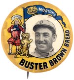 1909 BILL DONOVAN DETROIT TIGERS "MORTON'S BUSTER BROWN BREAD" BUTTON.