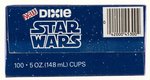 "STAR WARS FUN CUP ASSORTMENT" FACTORY-SEALED DIXIE CUPS.