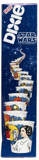 "STAR WARS FUN CUP ASSORTMENT" FACTORY-SEALED DIXIE CUPS.