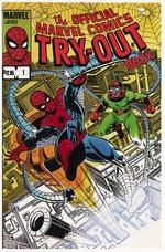 THE OFFICIAL MARVEL COMICS TRYOUT BOOK UNUSED OLD STORE STOCK.