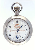 "BUSTER BROWN SHOES" BOXED POCKET WATCH.