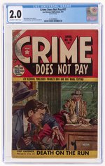 CRIME DOES NOT PAY #97 APRIL 1951 CGC 2.0 GOOD.