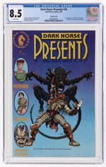 DARK HORSE PRESENTS #36 FEBRUARY 1990 CGC 8.5 VF+ (VARIANT COVER, FIRST ALIENS VS. PREDATOR).