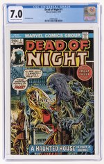 DEAD OF NIGHT #1 DECEMBER 1973 CGC 7.0 FINE/VF.