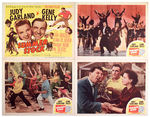 “SUMMER STOCK” LOBBY CARD SET.