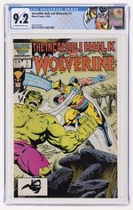 INCREDIBLE HULK AND WOLVERINE #1 OCTOBER 1986 CGC 9.2 NM-.