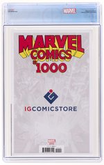 MARVEL COMICS #1000 OCTOBER 2019 CGC 9.8 NM/MINT (WILLIAMS VARIANT COVER).