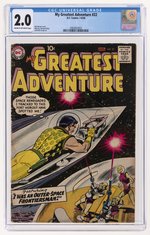 MY GREATEST ADVENTURE #22 JULY-AUGUST 1958 CGC 2.0 GOOD.