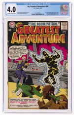 MY GREATEST ADVENTURE #80 JUNE 1963 CGC 4.0 VG (FIRST DOOM PATROL).