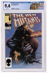 NEW MUTANTS #19 SEPTEMBER 1984 CGC 9.4 NM.