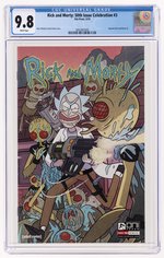 RICK AND MORTY: 50TH ISSUE CELEBRATION #3 MAY 2019 CGC 9.8 NM/MINT.