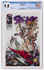 SPAWN #9 MARCH 1993 CGC 9.8 NM/MINT (FIRST ANGELA & MEDIEVAL SPAWN).