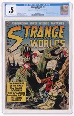 STRANGE WORLDS #3 JUNE 1951 CGC 0.5 POOR.