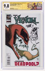 VENOM/DEADPOOL: WHAT IF? #1 APRIL 2011 CGC 9.8 NM/MINT SIGNATURE SERIES WITH SKOTTIE YOUNG SKETCH.