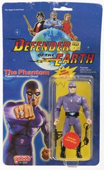 DEFENDERS OF THE EARTH THE PHANTOM FIGURE ON CARD.