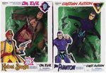 THE PHANTOM & KABAI SINGH CAPTAIN ACTION OUFIT PAIR IN SEALED WINDOW BOXES.