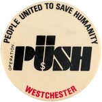 JESSE JACKSON OPERATION PUSH EARLY BUTTON FOR WESTCHESTER NY BRANCH.