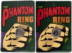 THE PHANTOM CARDED RING PAIR.