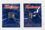 THE PHANTOM "FANTOMEN" COMIC CARDED PREMIUM RING PAIR.