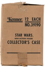 STAR WARS (1979) - MINI-ACTION FIGURE VINYL COLLECTOR'S CASE SHIPPING BOX.