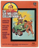 THE SIX MILLION DOLLAR MAN - BIONIC STRUGGLE PAINT BY NUMBER SET.