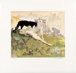 FRANK FRAZETTA'S GOLDEN GIRL LIMITED EDITION SIGNED PRINT.