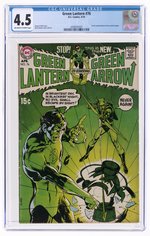 GREEN LANTERN VOL. 2 #76 APRIL 1970 CGC 4.5 VG+ (GREEN LANTERN/GREEN ARROW STORIES BEGIN).