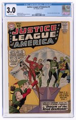 JUSTICE LEAGUE OF AMERICA #4 APRIL-MAY 1961 CGC 3.0 GOOD/VG.