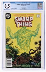 SAGA OF THE SWAMP THING #37 JUNE 1985 CGC 8.5 VF+ (NEWSSTAND EDITION - FIRST JOHN CONSTANTINE).