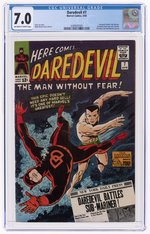 DAREDEVIL #7 APRIL 1965 CGC 7.0 FINE/VF (FIRST RED COSTUME).