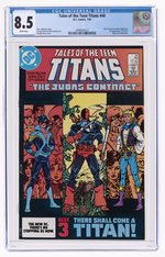 TALES OF THE TEEN TITANS #44 JULY 1984 CGC 8.5 VF+ (DICK GRAYSON BECOMES NIGHTWING, FIRST JERICHO).