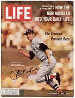 CARL YASTRZEMSKI (HOF) SIGNED LIFE MAGAZINE.