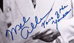 NEW YORK YANKEES BROADCASTER MEL ALLEN (HOF) SIGNED OVERSIZED PHOTO.