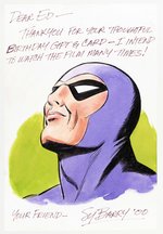 THE PHANTOM PAINTED COLOR PORTRAIT ORIGINAL ART BY SY BARRY.